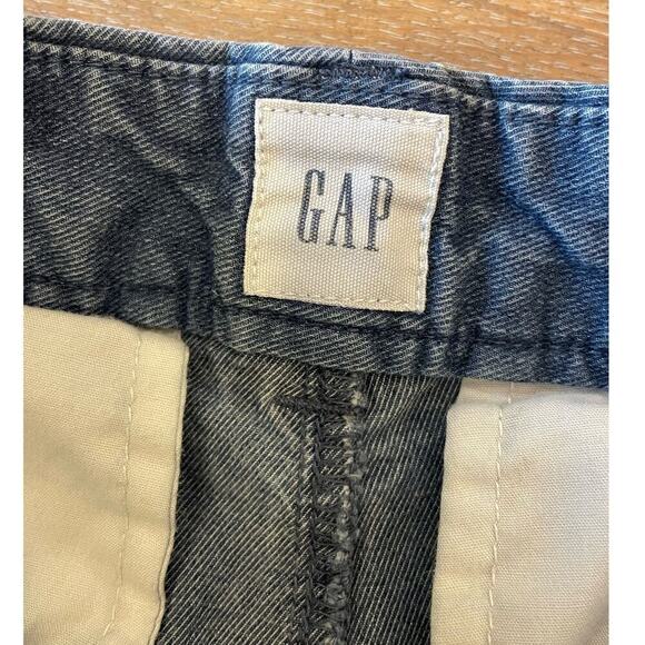 GAP Denim Jean 3" Inseam Khaki Chino Shorts Women's size 00 Tomato Girl Summer - Picture 7 of 11